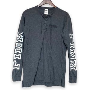Victoria’s Secret Pink Grey long sleeve